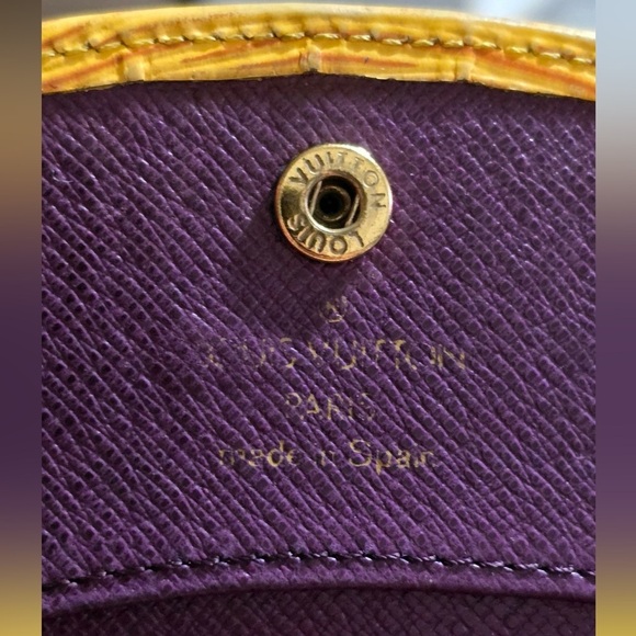 Louis Vuitton Wallet Yellow Epi Leather - Picture 12 of 13